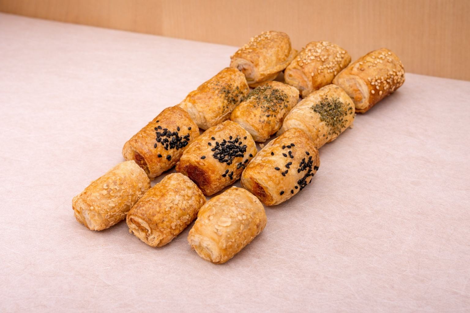 Saladitos de hojaldre de Pastelería Edelweiss